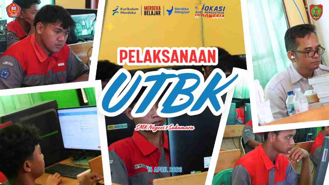 Pelaksanaan Ujian Tulis Berbasis Kompuer (UTBK) 2026 Di Smkn 1 Sukamara