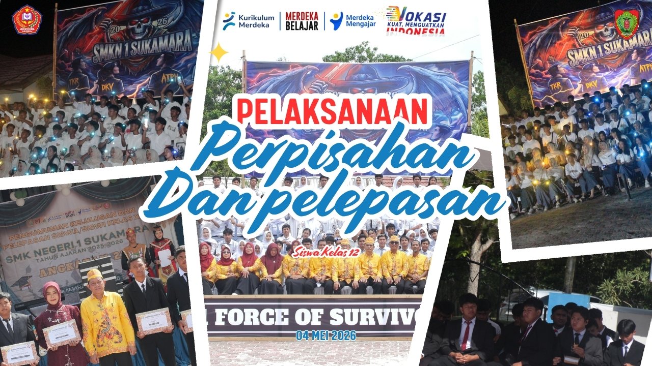 Perpisahan dan Pelepasan siswa kelas 12 smkn 1 sukamara
